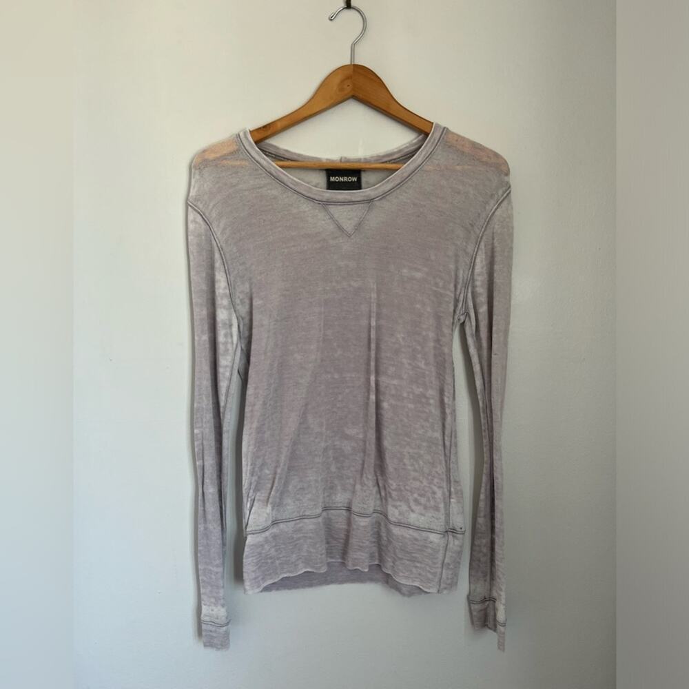 Monrow long sleeved tee. Size Medium